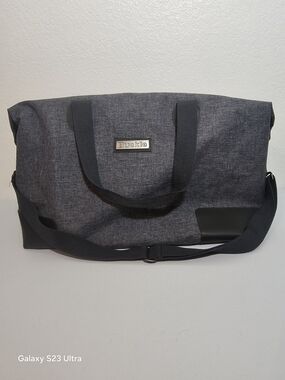 Buckle Men's Gray Travel Duffel Bag